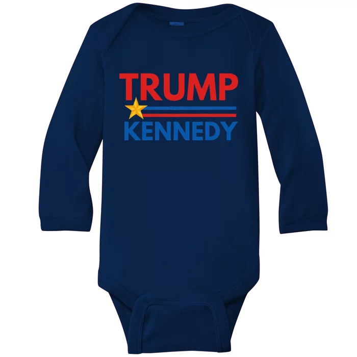 Trump Kennedy 2024 Election Year Baby Long Sleeve Bodysuit