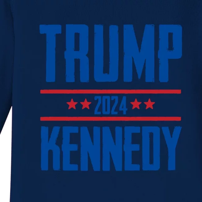 Trump Kennedy 2024 Rfk Jr Baby Long Sleeve Bodysuit