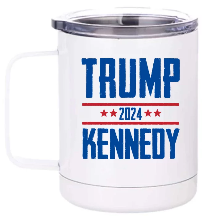 Trump Kennedy 2024 Rfk Jr Front & Back 12oz Stainless Steel Tumbler Cup