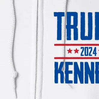 Trump Kennedy 2024 Rfk Jr Full Zip Hoodie