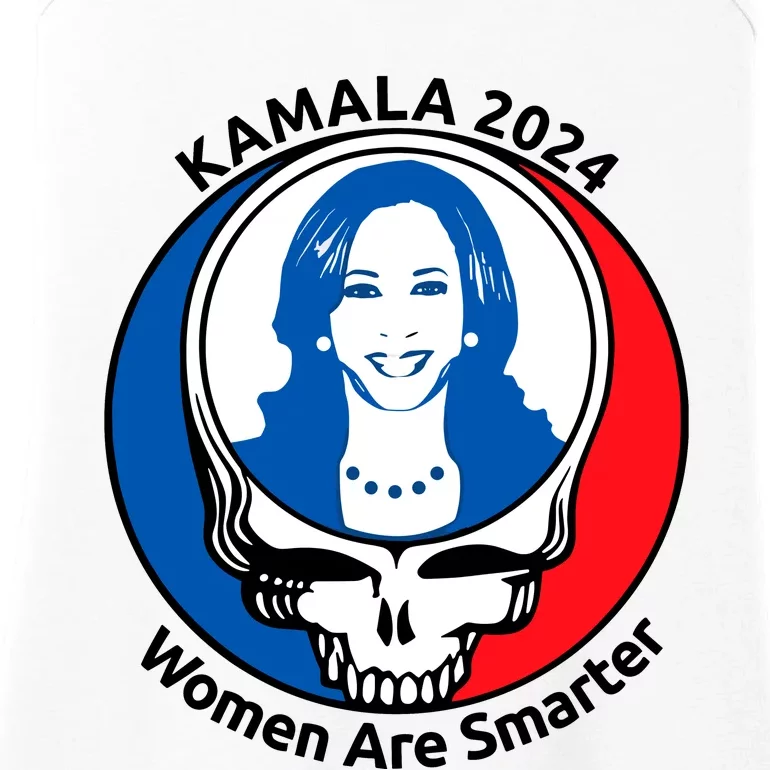 Tiffany Kamala 2024 Women Are Smarter Limited Ladies Essential Tank