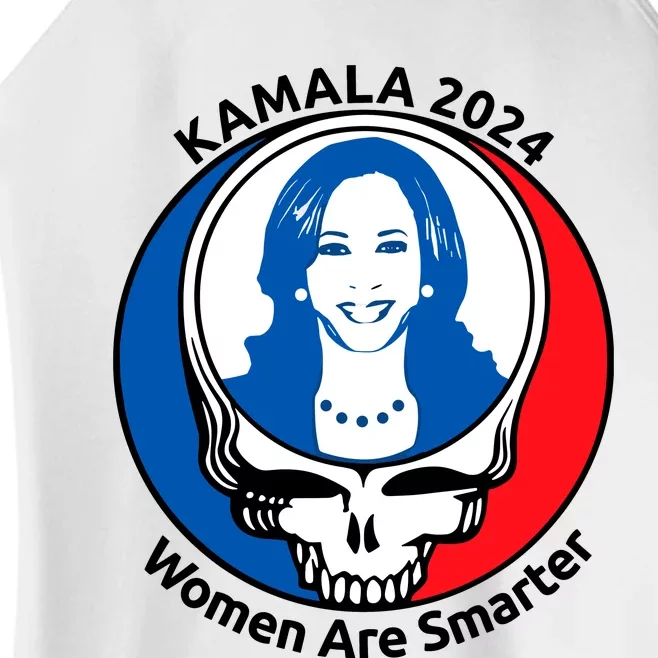 Tiffany Kamala 2024 Women Are Smarter Limited Women’s Perfect Tri Rocker Tank