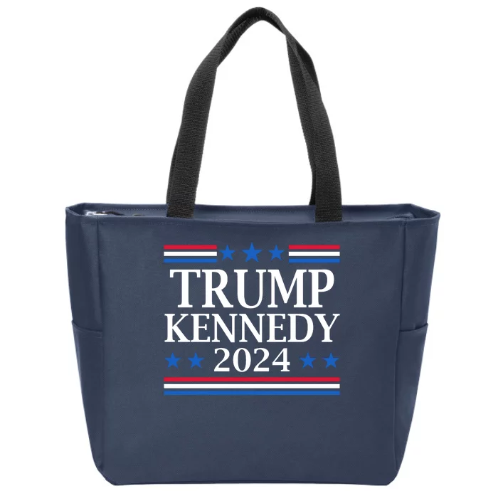 Trump Kennedy 2024 Pro Republican Eleciton Zip Tote Bag