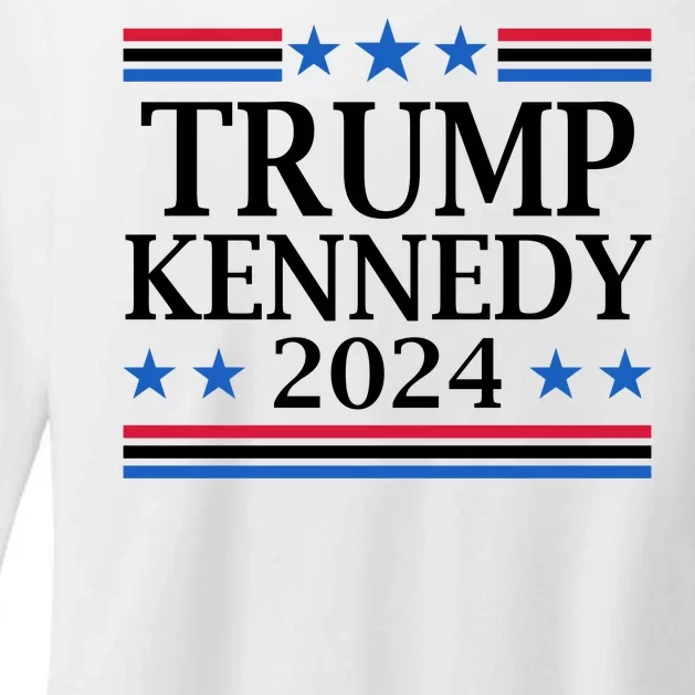 Trump Kennedy 2024 Pro Republican Eleciton Womens CVC Long Sleeve Shirt