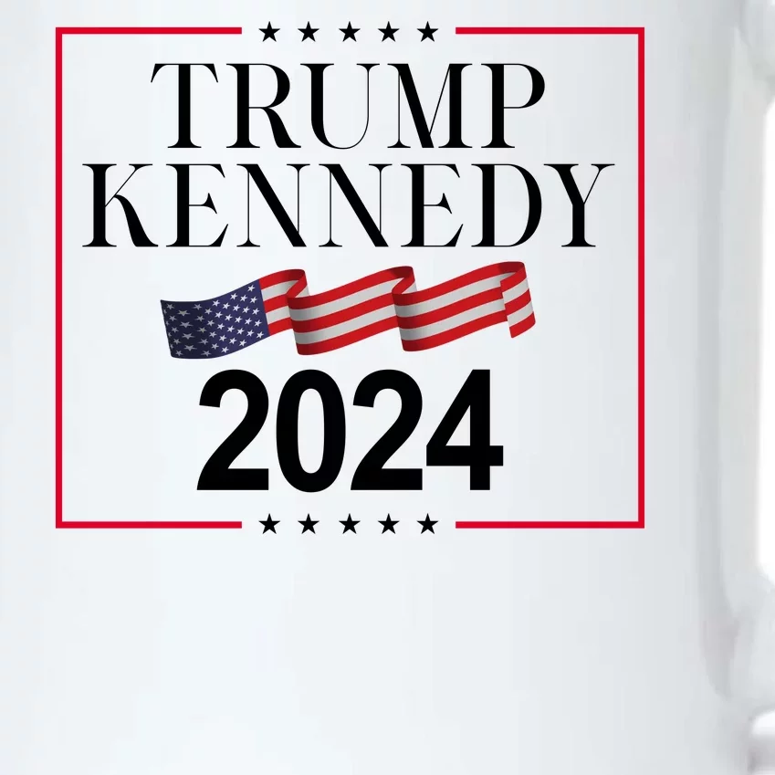 Trump Kennedy 2024 Usa Flag Election Black Color Changing Mug