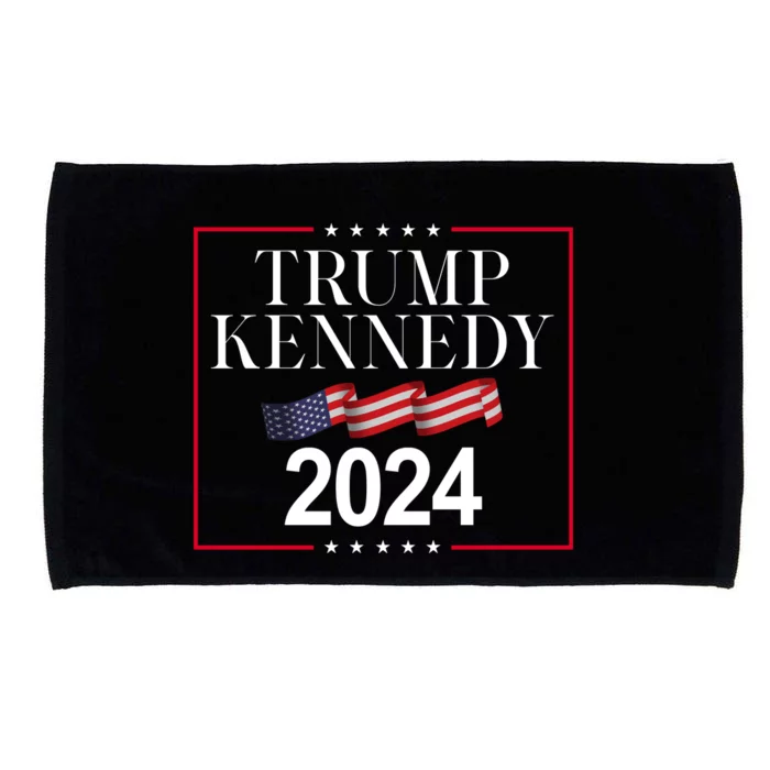 Trump Kennedy 2024 Usa Flag Election Microfiber Hand Towel