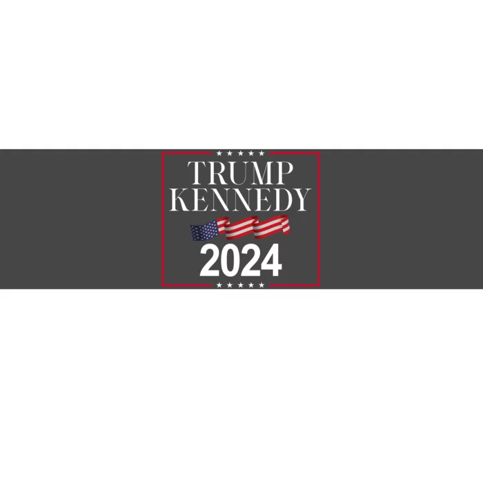 Trump Kennedy 2024 Usa Flag Election Bumper Sticker