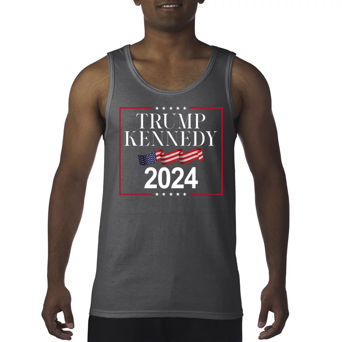 Trump Kennedy 2024 Usa Flag Election Tank Top