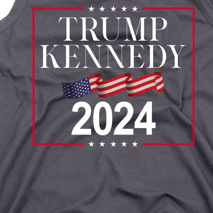 Trump Kennedy 2024 Usa Flag Election Tank Top