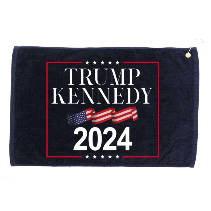 Trump Kennedy 2024 Usa Flag Election Grommeted Golf Towel