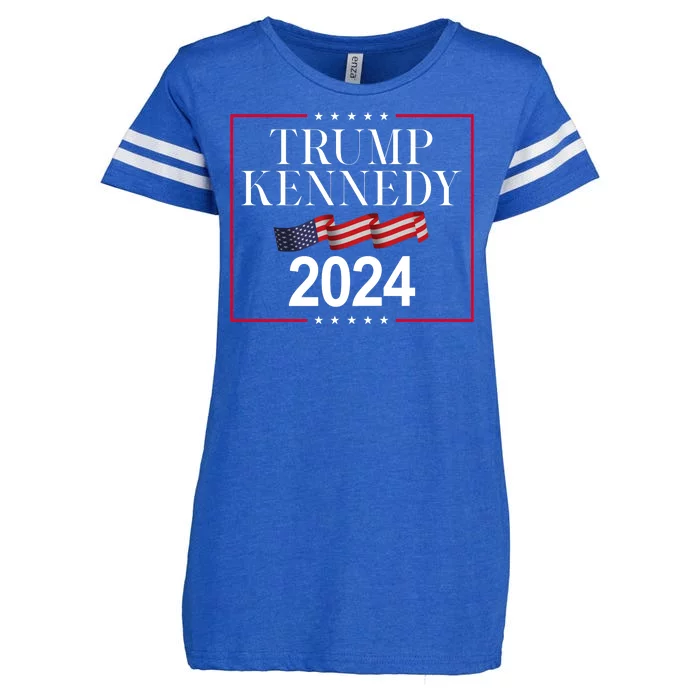 Trump Kennedy 2024 Usa Flag Election Enza Ladies Jersey Football T-Shirt