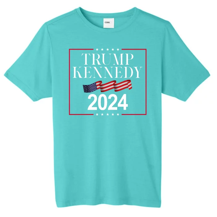 Trump Kennedy 2024 Usa Flag Election ChromaSoft Performance T-Shirt