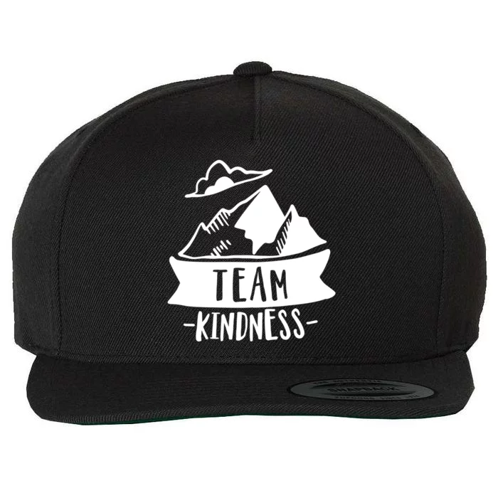 Team Kindness Anti Bullying Kind Week Unity Day Gift Wool Snapback Cap