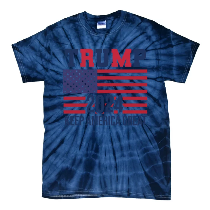 Trump Keep America Great 2024 Election Tie-Dye T-Shirt