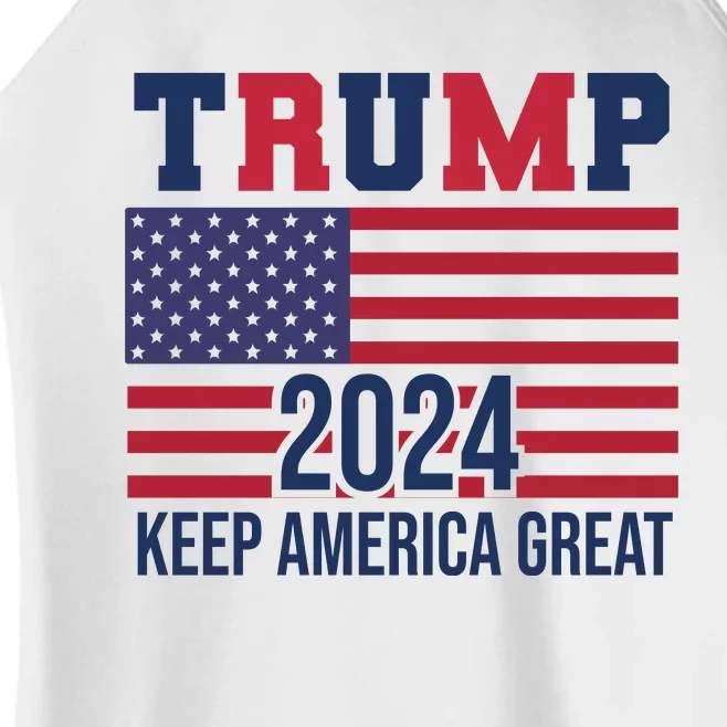 Trump Keep America Great 2024 Election Women’s Perfect Tri Rocker Tank