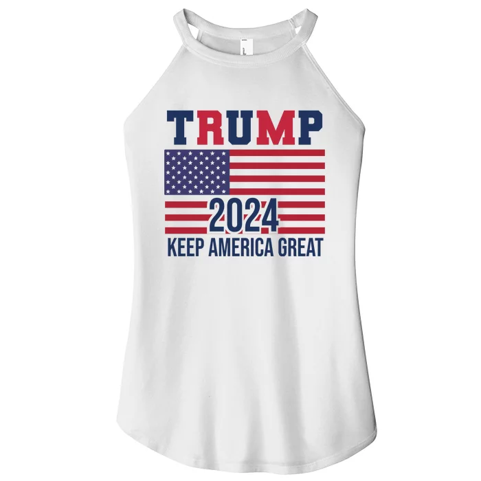 Trump Keep America Great 2024 Election Women’s Perfect Tri Rocker Tank