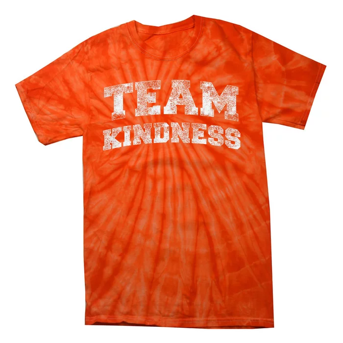 Team Kindness Anti Bullying Awareness Unity Day Orange Tie-Dye T-Shirt