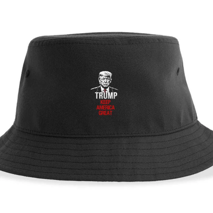 Trump Keep America Great American President Trump Sustainable Bucket Hat