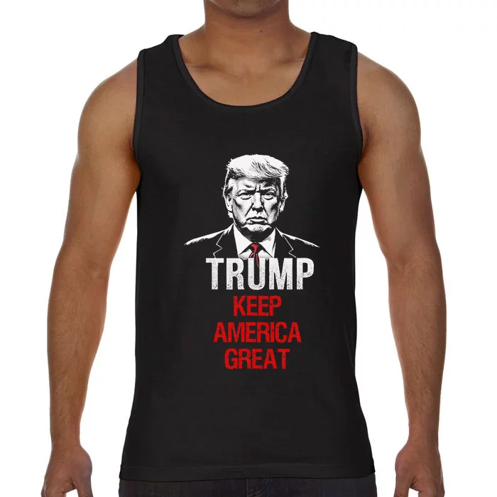 Trump Keep America Great American President Trump Comfort Colors® Tank Top