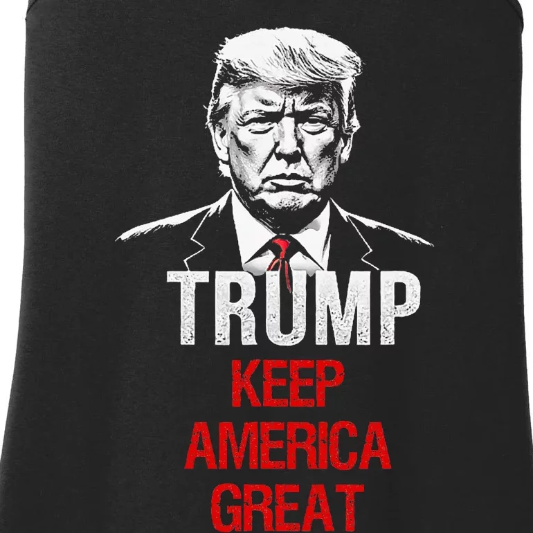 Trump Keep America Great American President Trump Ladies Essential Tank