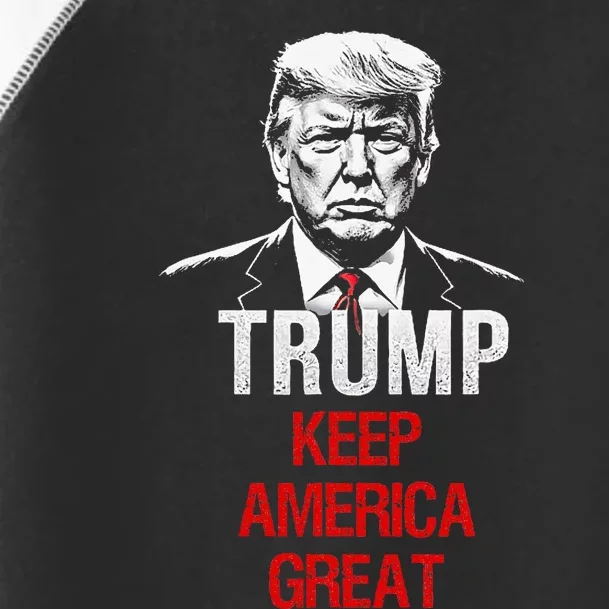 Trump Keep America Great American President Trump Toddler Fine Jersey T-Shirt