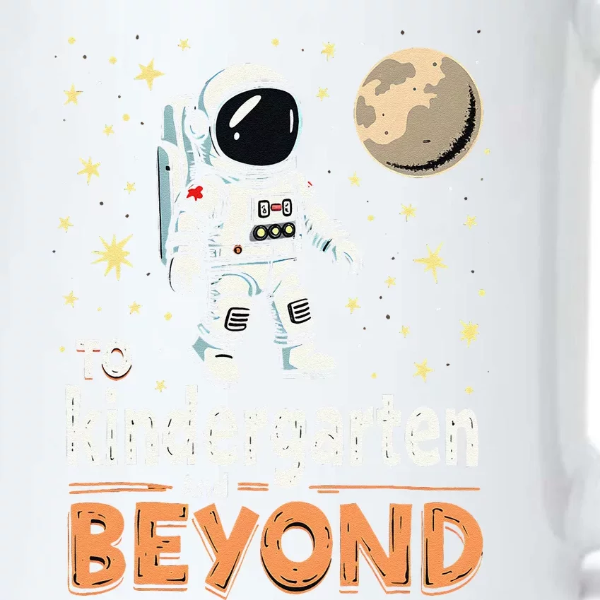 To Kindergarten And Beyond Astronaut Back To School Black Color Changing Mug