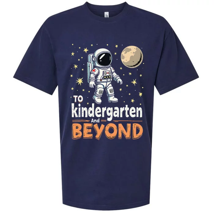 To Kindergarten And Beyond Astronaut Back To School Sueded Cloud Jersey T-Shirt