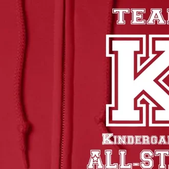 Team Kindergarten All-stars Sport Jersey Full Zip Hoodie