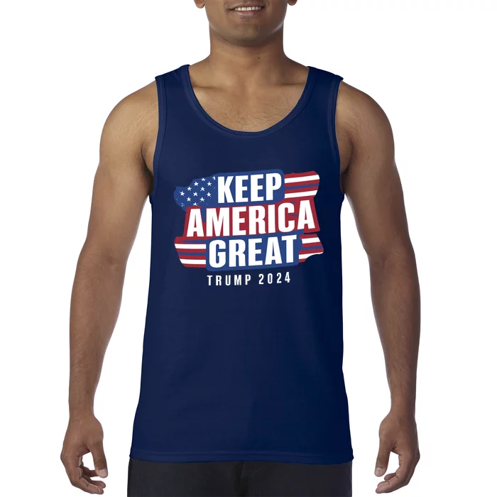 Trump Keep America Great 2024 Vote Tank Top