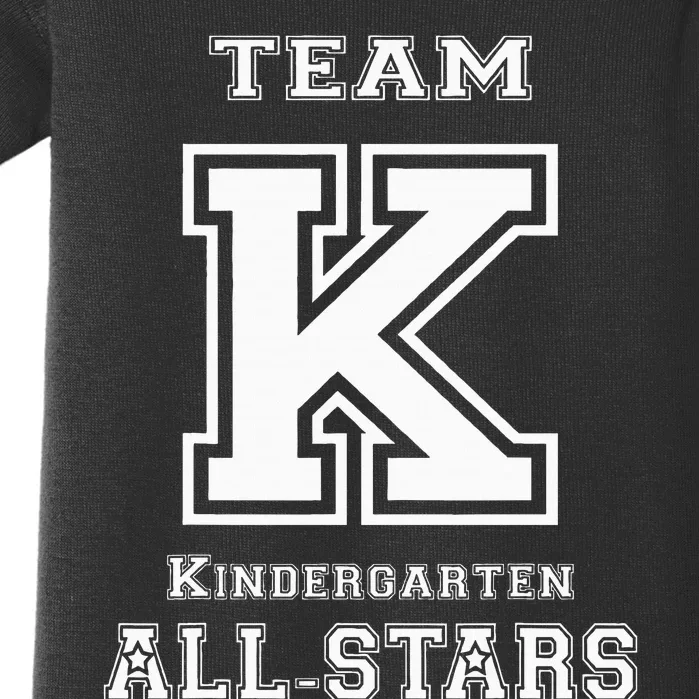 Team Kindergarten All Stars Sport Jersey Baby Bodysuit