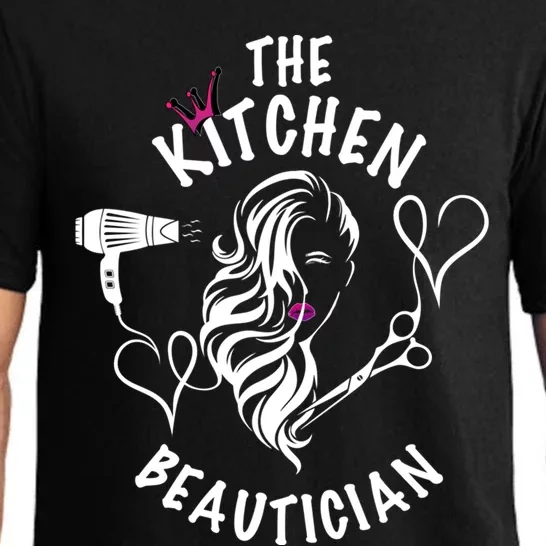 The Kitchen Beautician Hairdressers At Home Queen Of Hair Gift Pajama Set