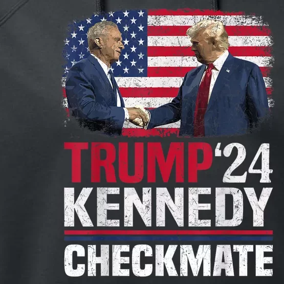 Trump Kennedy Checkmate 2024 Vote For Trump And Kennedy Performance Fleece Hoodie