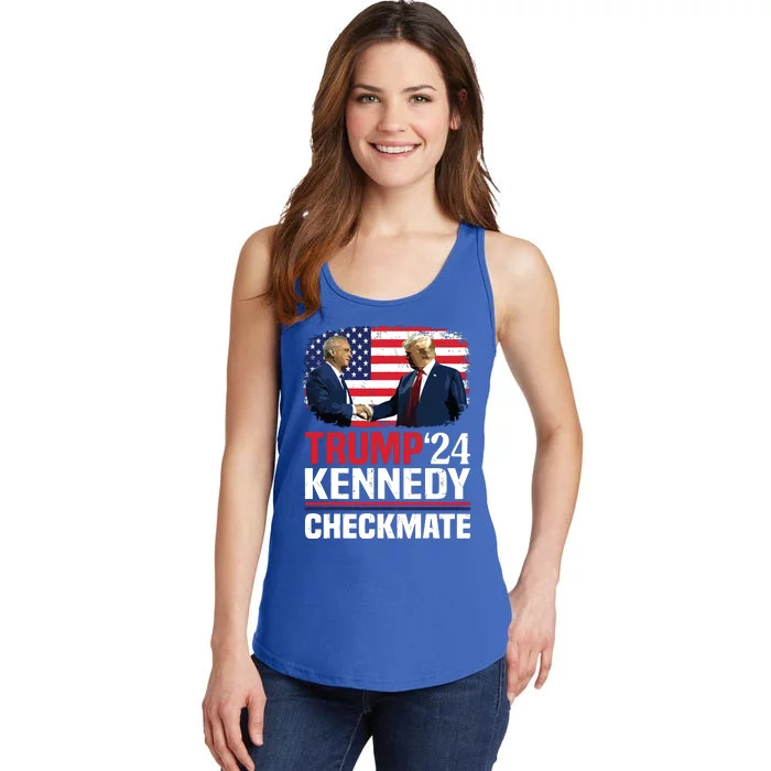 Trump Kennedy Checkmate 2024 Vote For Trump And Kennedy Ladies Essential Tank