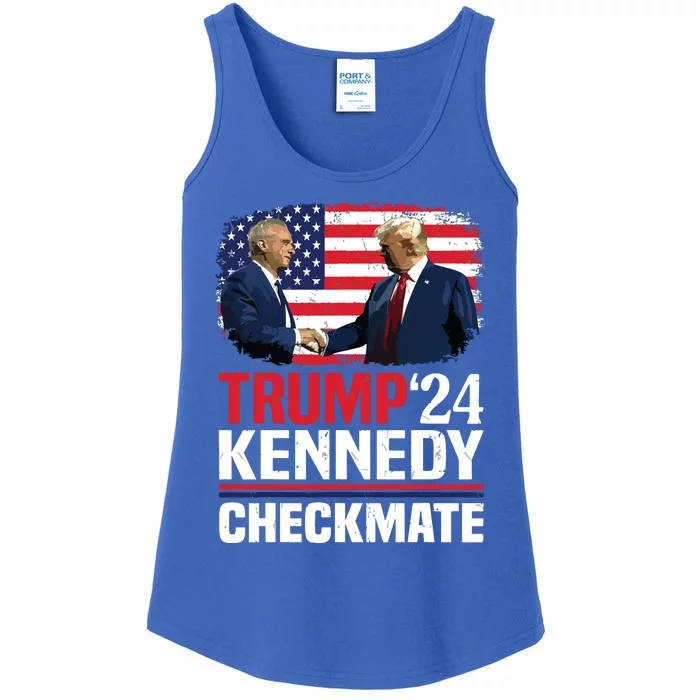 Trump Kennedy Checkmate 2024 Vote For Trump And Kennedy Ladies Essential Tank