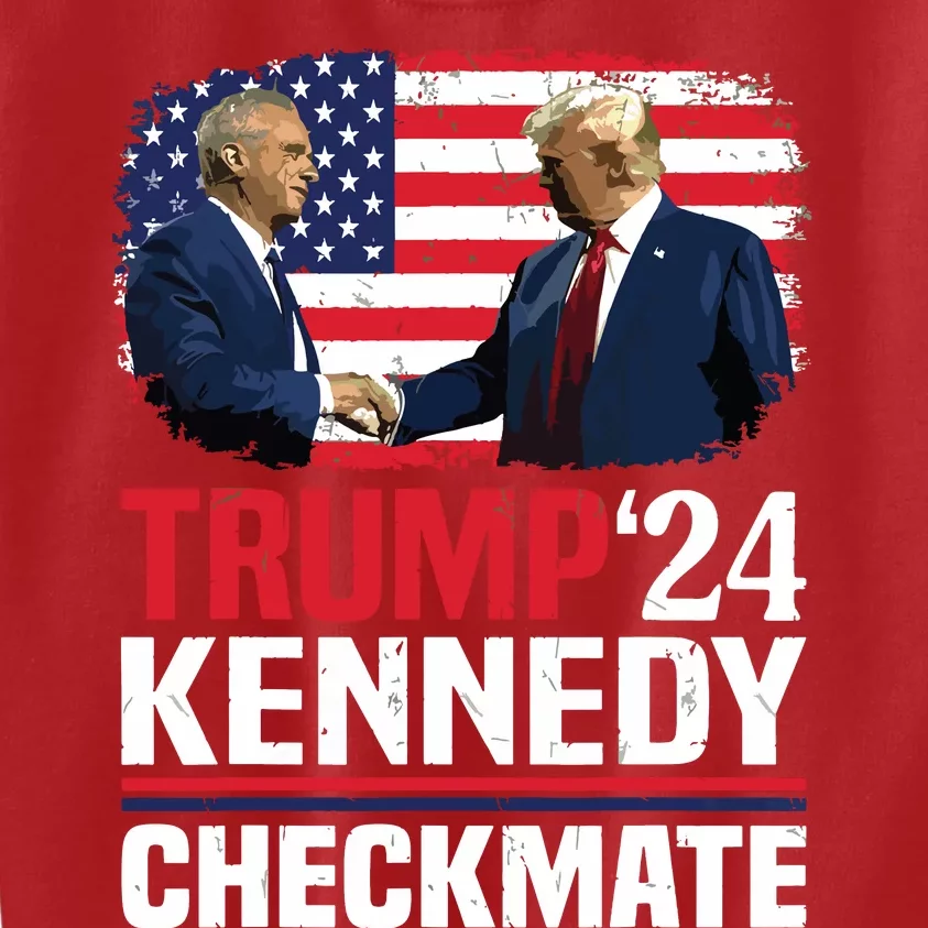 Trump Kennedy Checkmate 2024 Vote For Trump And Kennedy Kids Sweatshirt