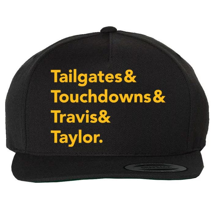 Travis&Taylorr Kansas City Football Wool Snapback Cap