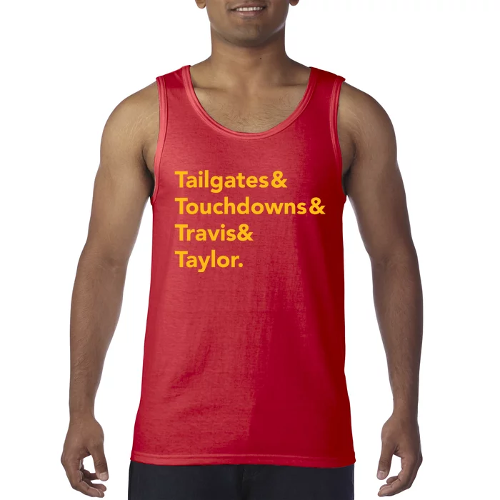 Travis&Taylorr Kansas City Football Tank Top