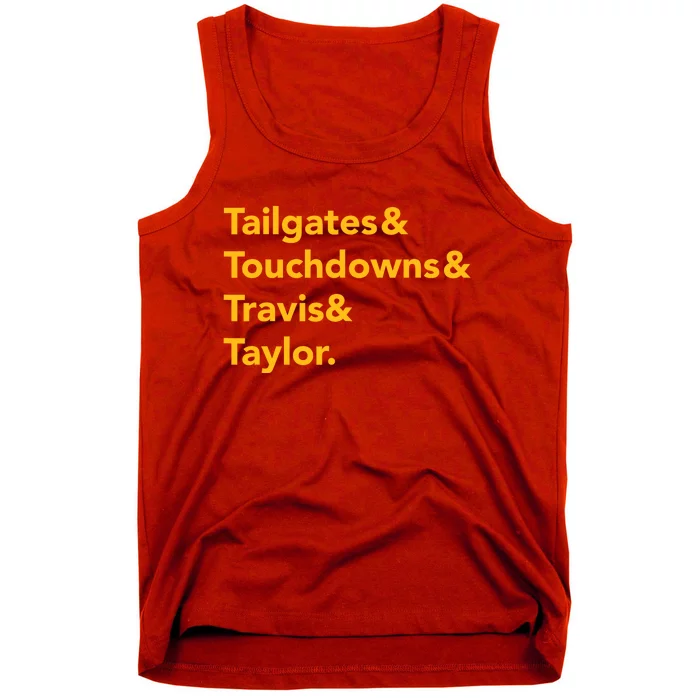 Travis&Taylorr Kansas City Football Tank Top