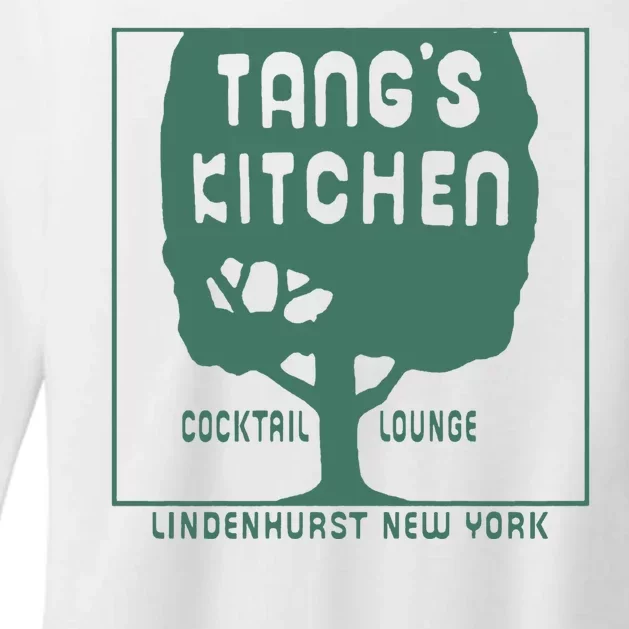 Tangs Kitchen Cocktail Lounge Lindenhurst New York Womens CVC Long Sleeve Shirt