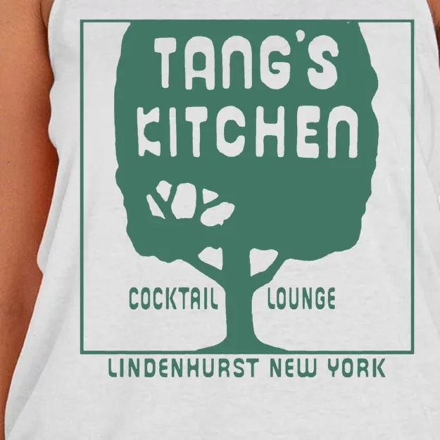 Tangs Kitchen Cocktail Lounge Lindenhurst New York Women's Knotted Racerback Tank