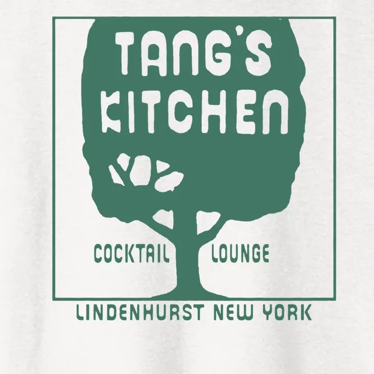 Tangs Kitchen Cocktail Lounge Lindenhurst New York Women's Crop Top Tee