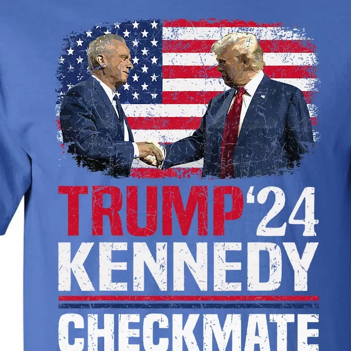 Trump Kennedy Checkmate 2024 Tall T-Shirt