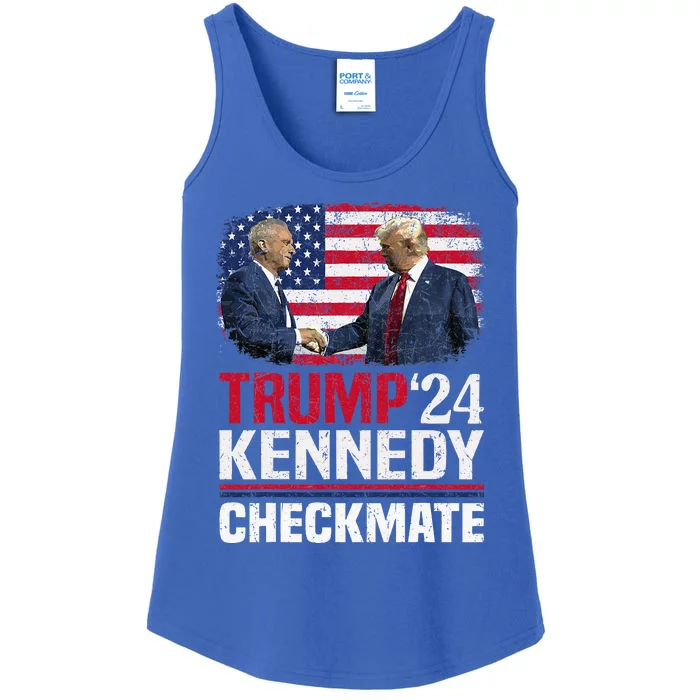 Trump Kennedy Checkmate 2024 Ladies Essential Tank