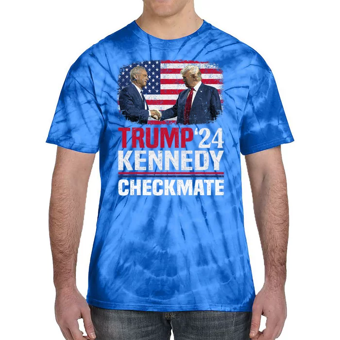 Trump Kennedy Checkmate 2024 Vote For Trump And Kennedy Tie-Dye T-Shirt