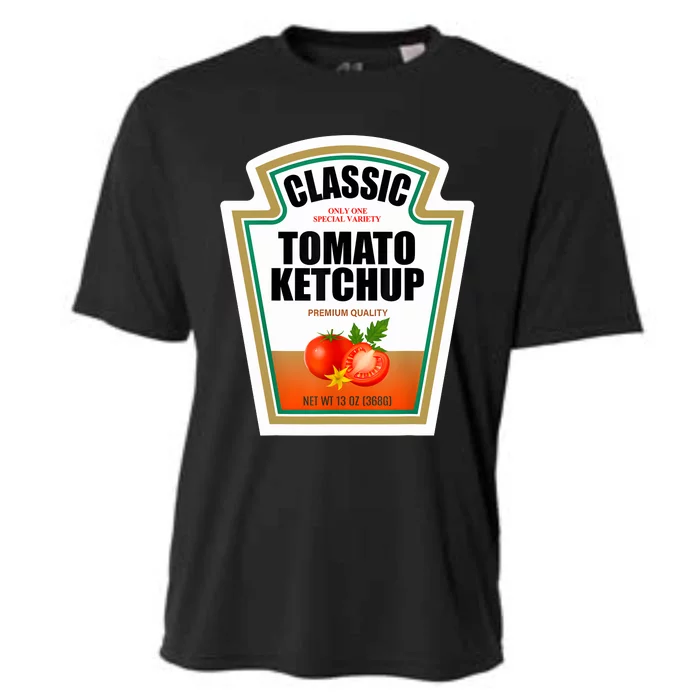 Tomato Ketchup Condiment Group Halloween Costume Cooling Performance Crew T-Shirt