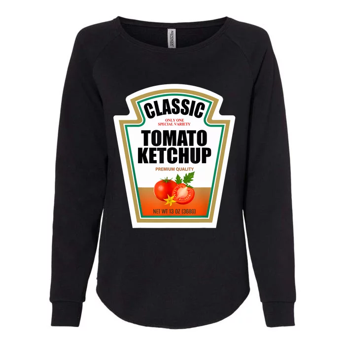 Tomato Ketchup Condiment Group Halloween Costume Womens California Wash Sweatshirt