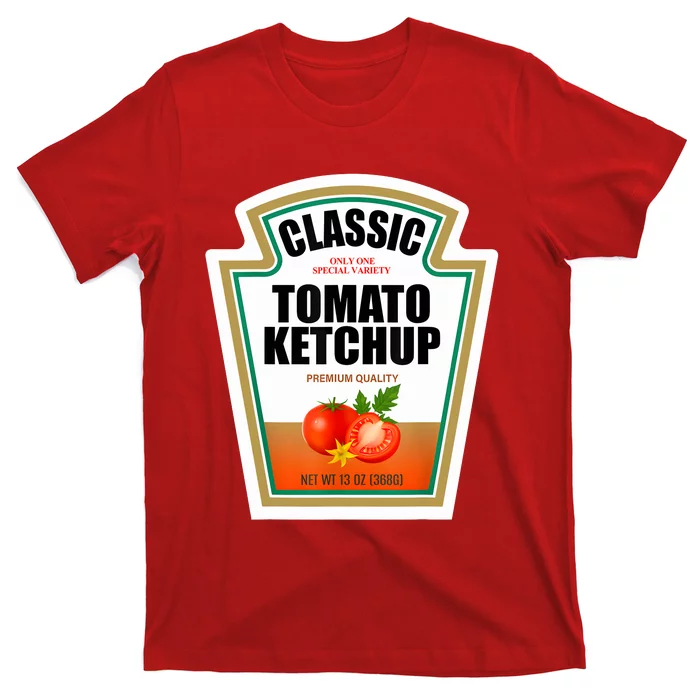 Tomato Ketchup Condiment Group Halloween Costume T-Shirt