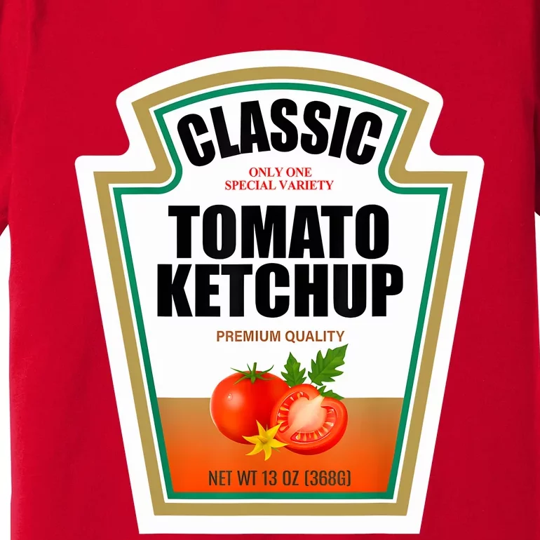 Tomato Ketchup Condiment Group Halloween Costume Premium T-Shirt