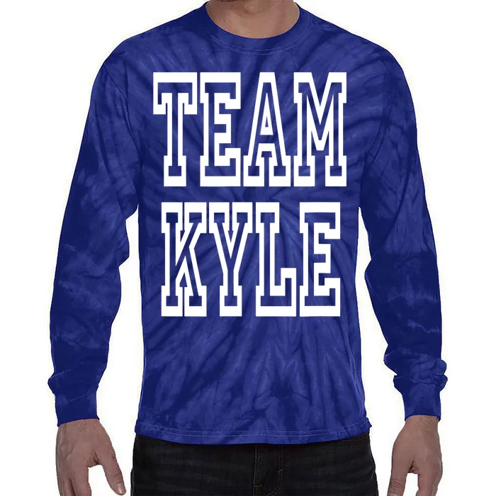 Team Kyle Clothing For People Who Like Kyle Tie-Dye Long Sleeve Shirt