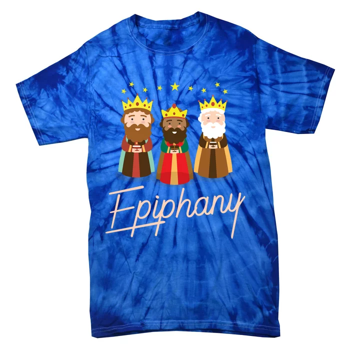 Three Kings Day Epiphany Celebration Cool Gift Christianity Tie-Dye T-Shirt